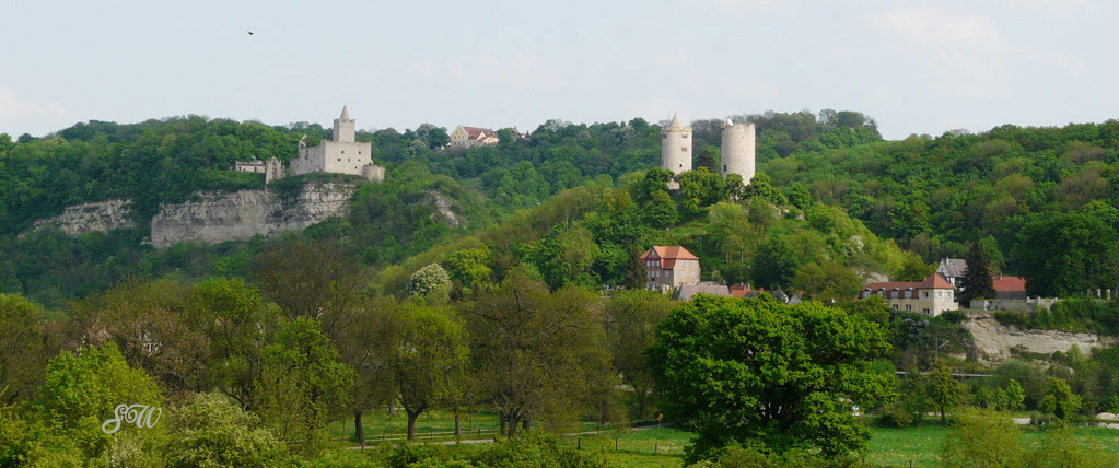 Rudelsburg  und Burg Saaleck Bad Kösen