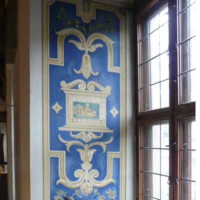 Wandmalerei Festsaal Altes Rathaus Leipzig