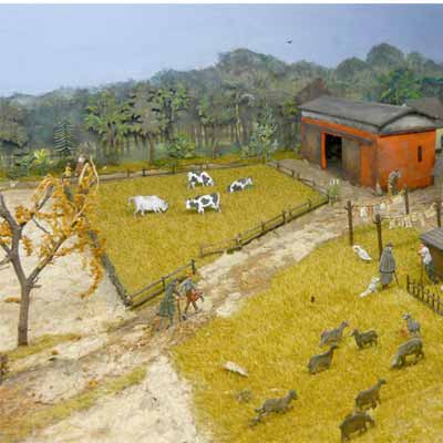 Pfarrgehöft Schloss Blankenhain - Zinnfiguren-Panorama