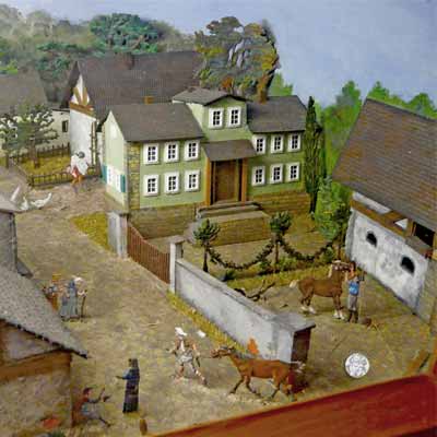 Pfarrgehöft Schloss Blankenhain - Zinnfiguren-Panorama